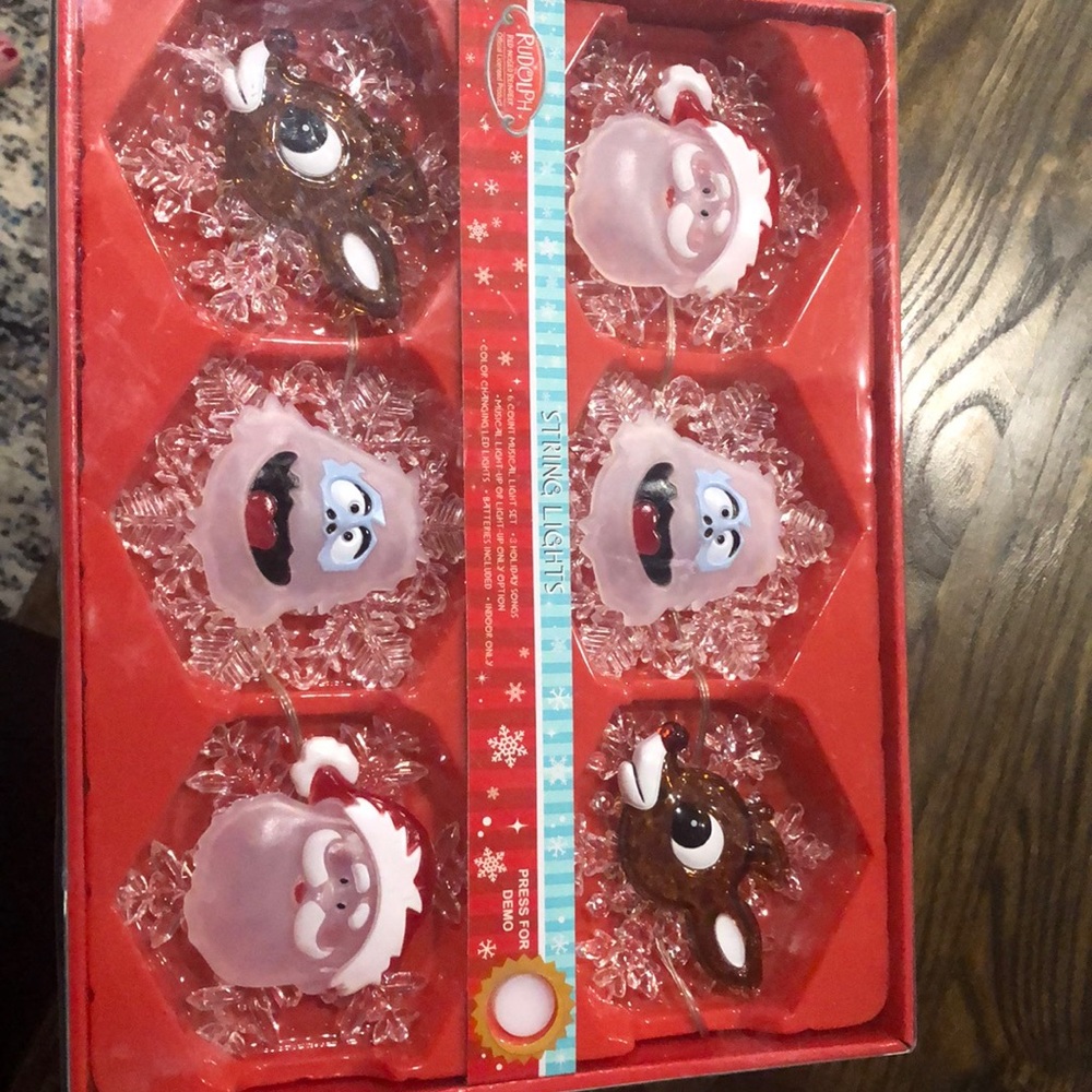 Rudolph Musical String Lights